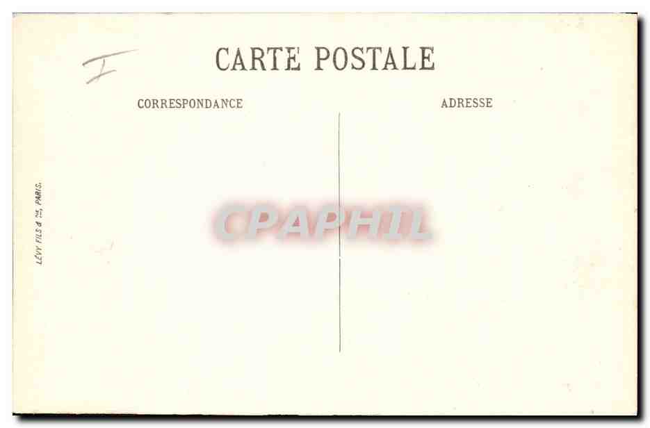 CPA Palais de Justice Besancon — Verso