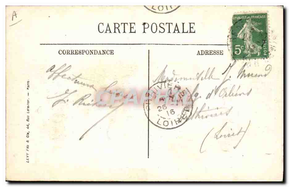 Le "Bouvet" — 2e Escadre — Marine de Guerre — LL. — N° 58 — Verso