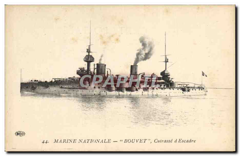 Bouvet — Cuirassé d'Escadre — Marine Nationale — éditeur B.D. n°44