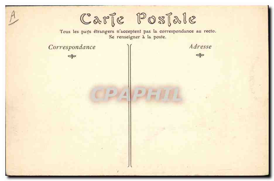 CPA Bateau de Guerre Le Cuirasse Bouvet — Verso
