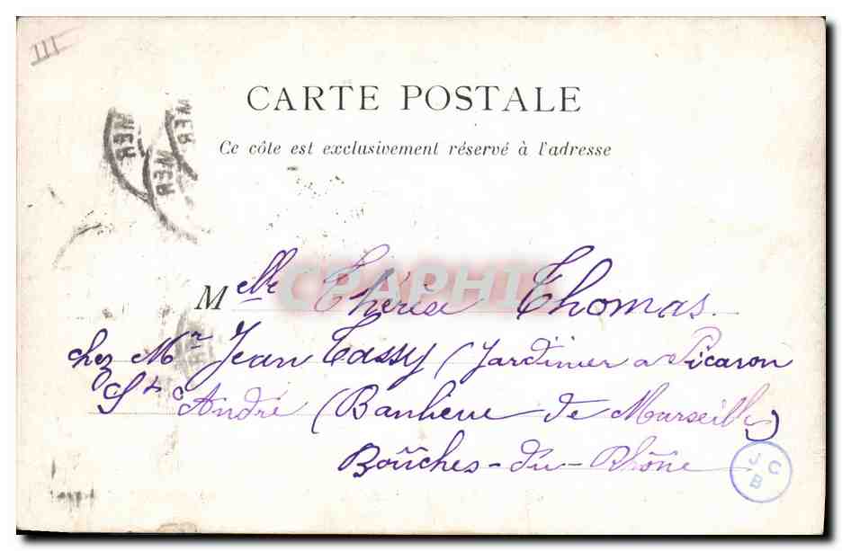 Marine militaire Française "Le Bouvet" cuirassé d'escadre — A. Couturier, phot. éd. Toulon, n° 312 — Verso
