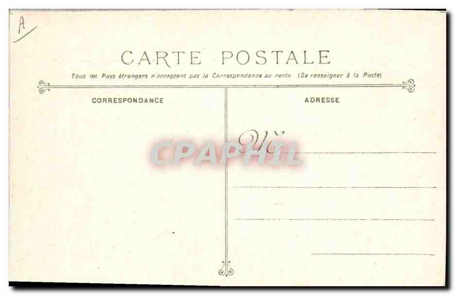 CPA Bateau de Guerre Bouvet Cuirasse a tourelles — Verso
