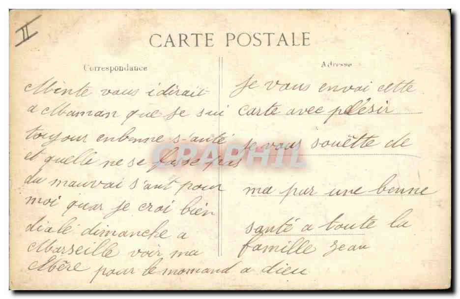CPA Bateau de Guerre Bouvet Cuirasse d'escadre — Verso