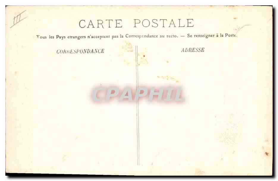 CPA Bateau de Guerre Le Bruix Croiseur Cuirasse — Verso