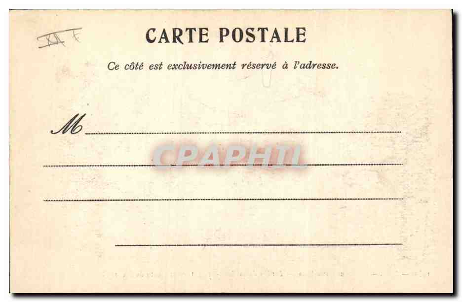 CPA Prefecture Boulogne sur Mer Jardin de la sous prefecture et buste de Henri II — Rückseite