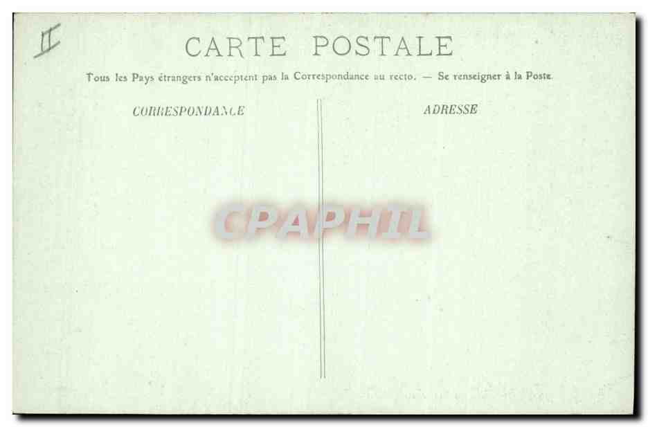 CPA Prefecture Bourges  — Verso