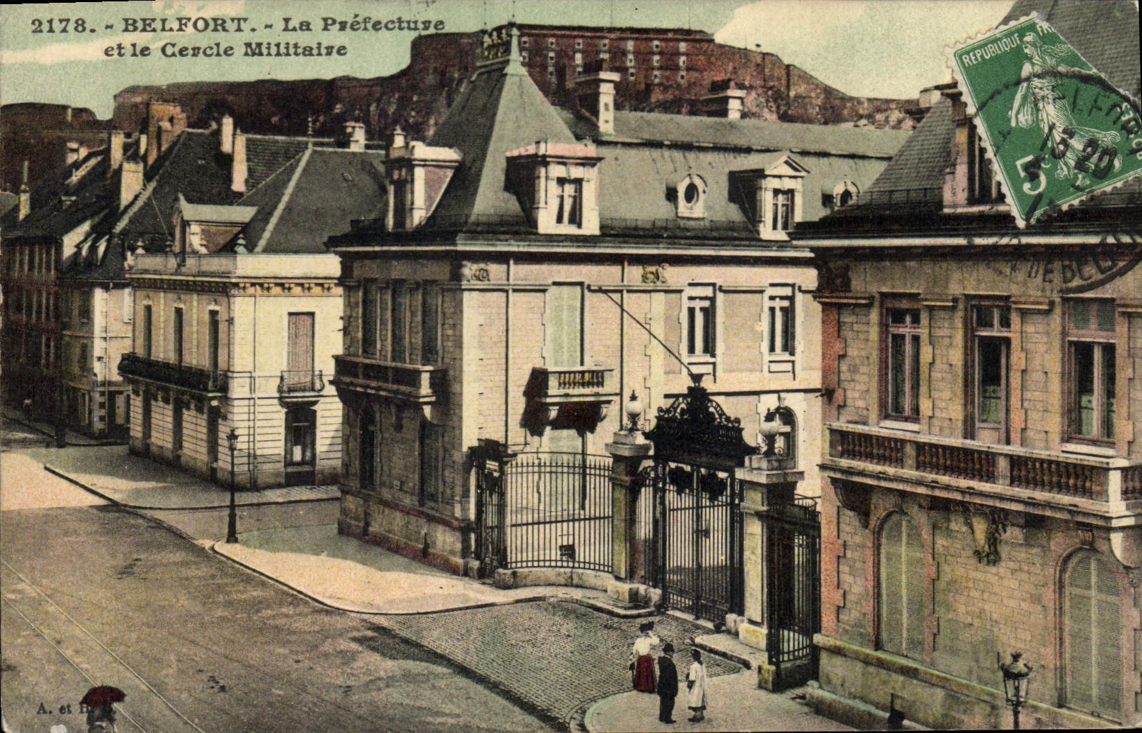 CPA Prefecture et le Cercle militaire Belfort