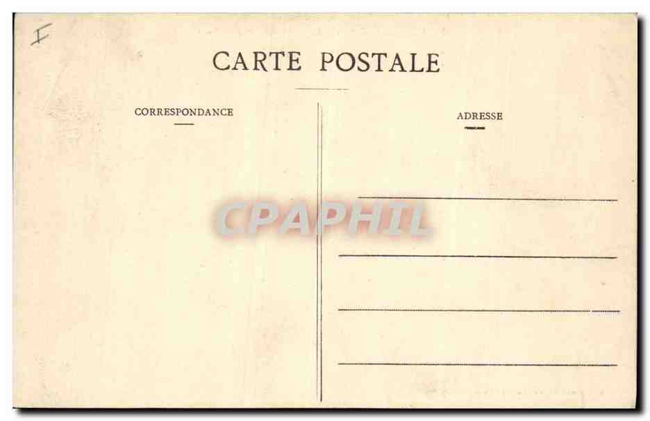 CPA Prefecture et la statue Marechal Oudinot Bar le Duc — Verso