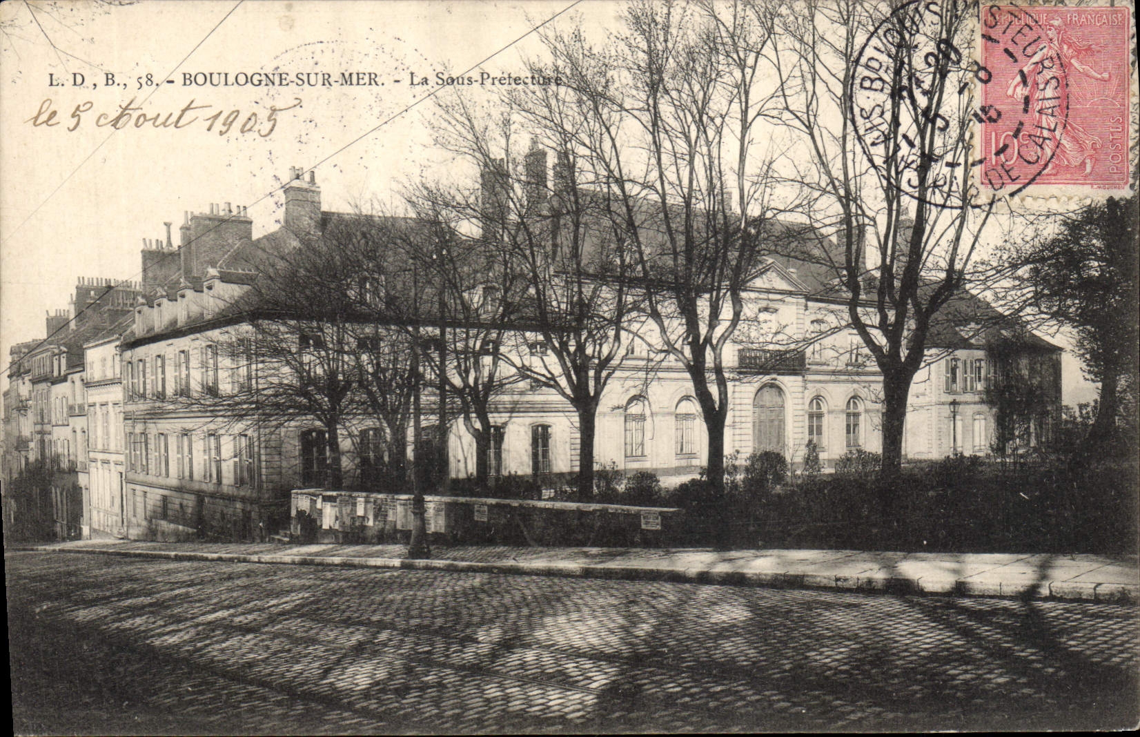 Boulogne-sur-Mer — La Sous-Préfecture — L.D.B. 58