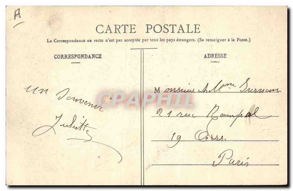 Préfecture de la Meuse — façade sur la place Reggio — Bar-le-Duc, éditeur — Achterkant
