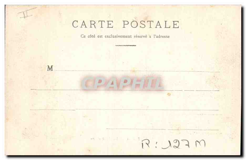CPA Prefecture Bourg — Rückseite