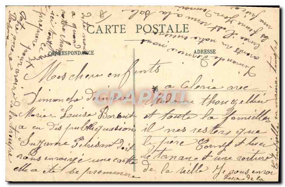 CPA Folklore Au Pays des Paludiers Le jour des accordailles — Verso