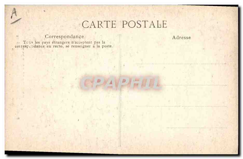 CPA Folklore Pays du Leon Jeune fille de Pleyber Christ Saint Thegonnec et landivisiau — Verso
