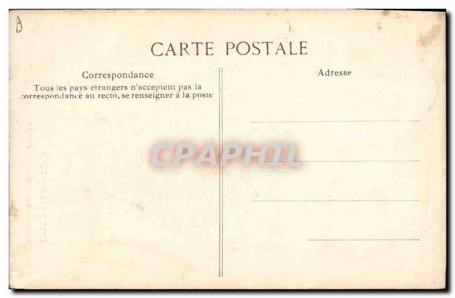 CPA Folklore Proprietaire des environs de Quimper — Verso