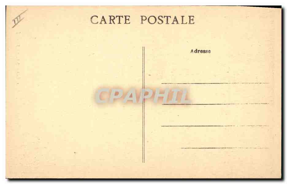 CPA Folklore Jeune fille de Quimper — Verso