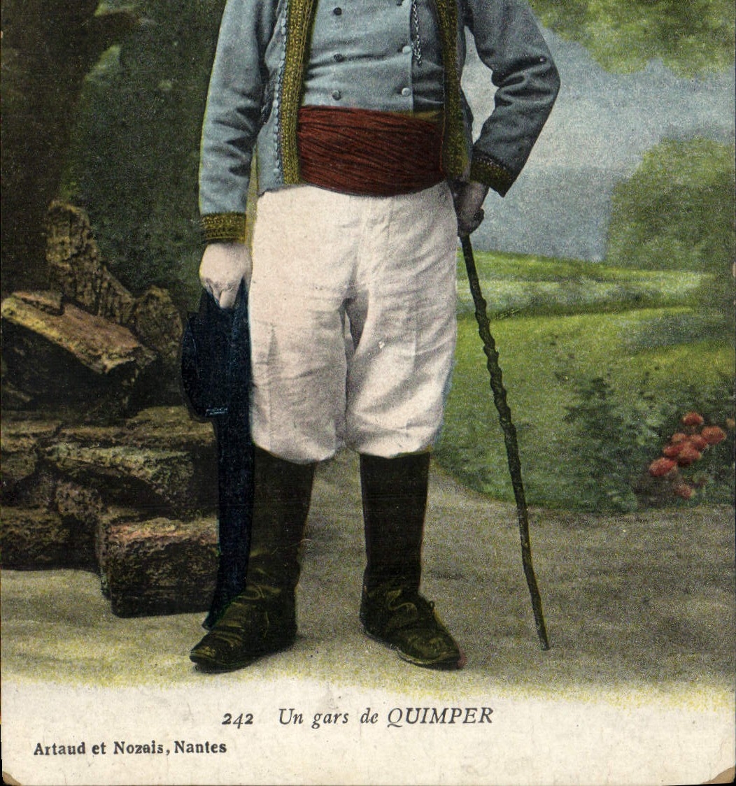 CPA Folklore Un gars de Quimper