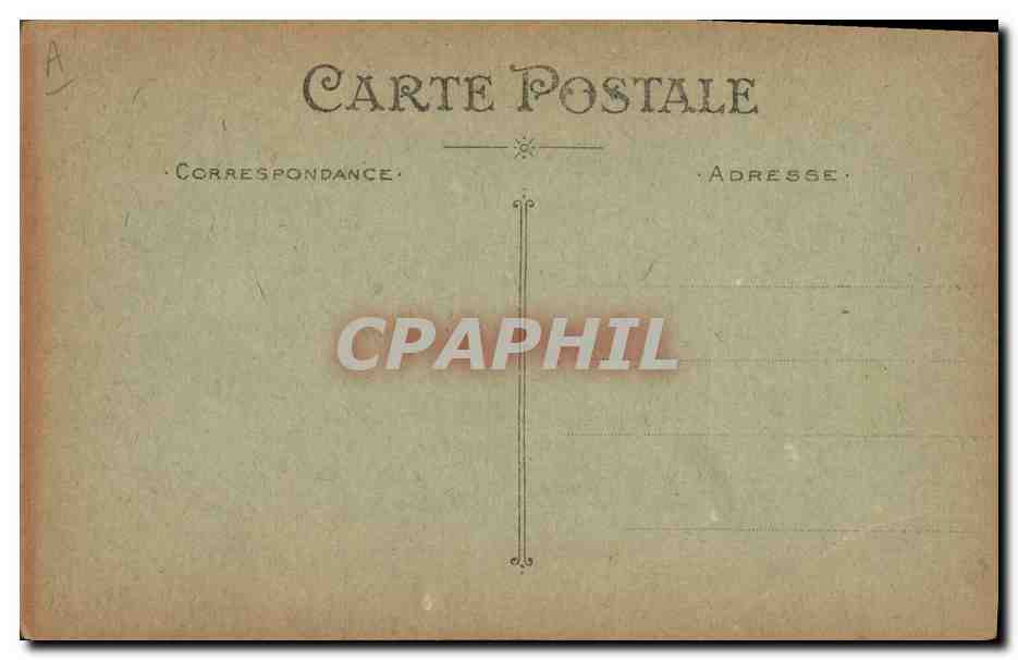 CPA Folklore Un gars de Quimper — Verso