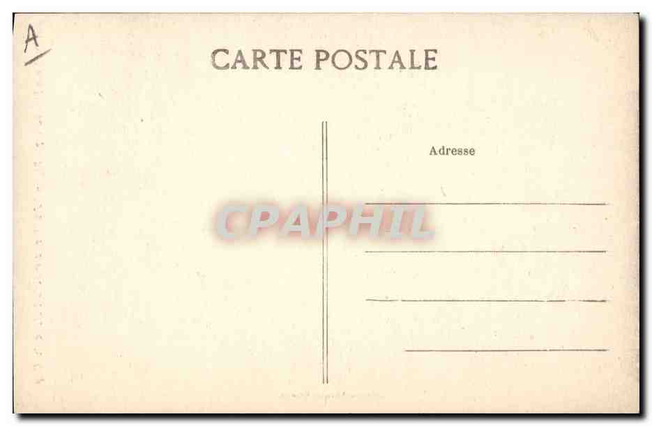 CPA Folklore Jeune fille du Cap Region d'Audierne et de la Pointe du Cap — Verso