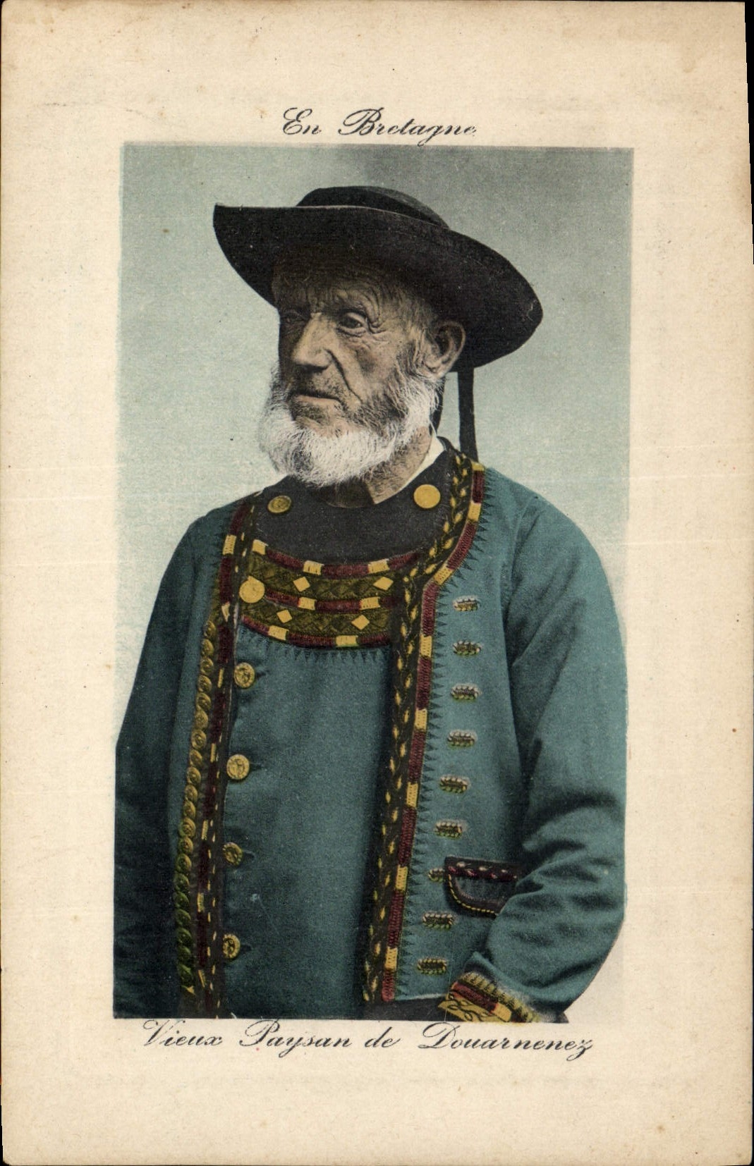 CPA Folklore Vieux paysan de Douarnenez