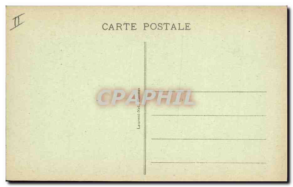 CPA Folklore Jeune fille de Sainte Anne d'Auray — Verso