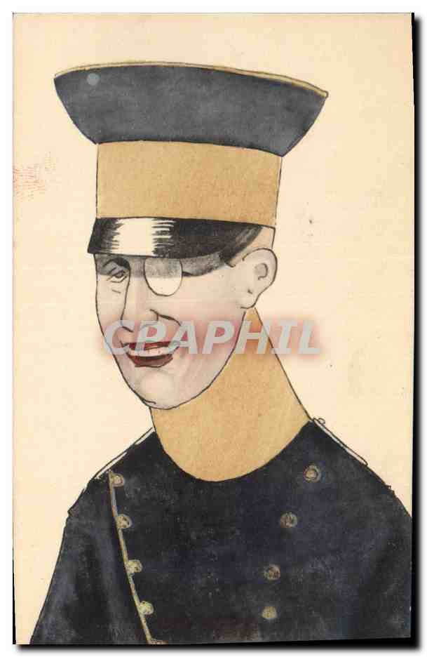 Portrait d'un militaire — Camille Cain, Nancy — B. K. W. I 698.5