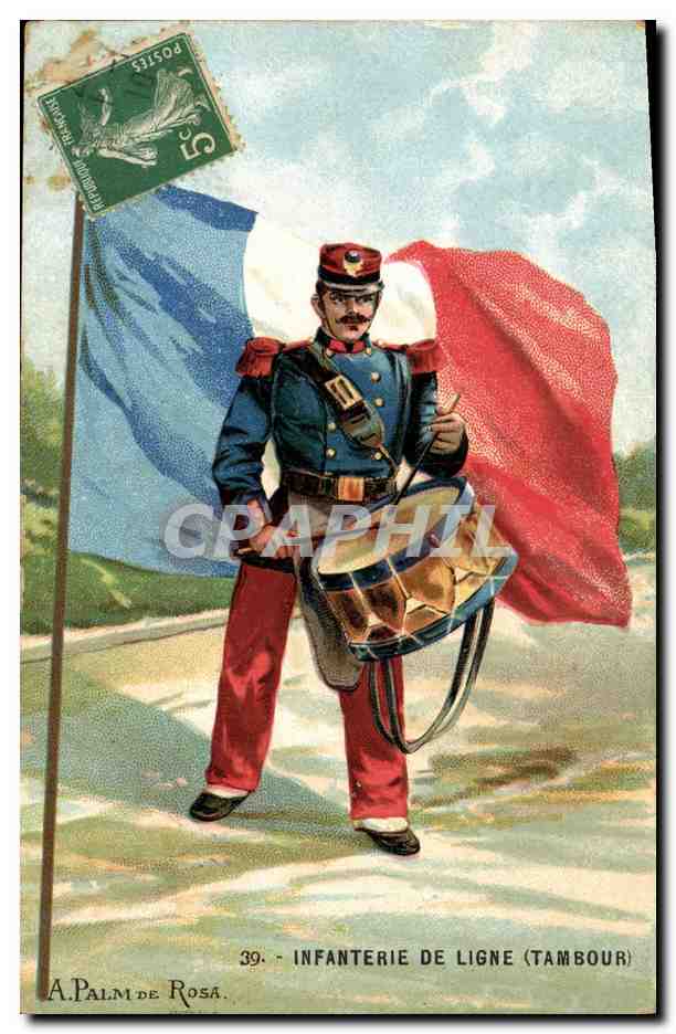 Infanterie de Ligne (Tambour) — A. Palm de Rosa, n°39