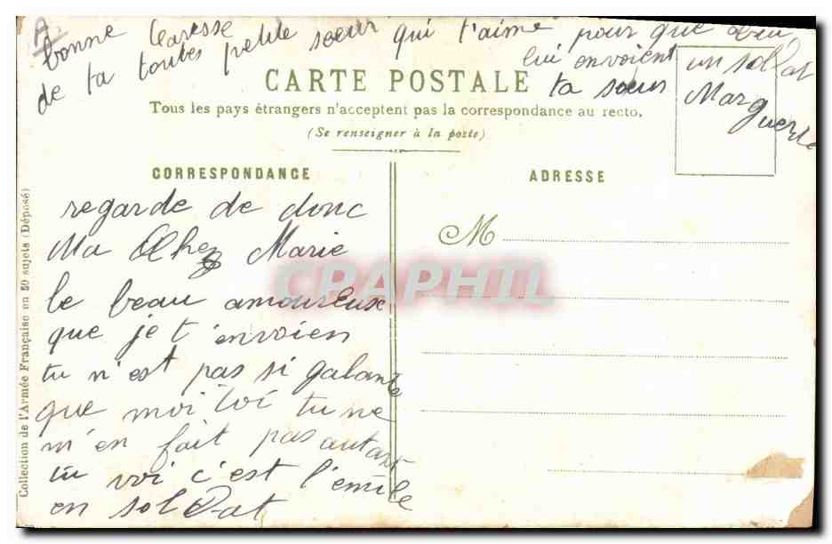 Infanterie de Ligne (Tambour) — A. Palm de Rosa, n°39 — Verso