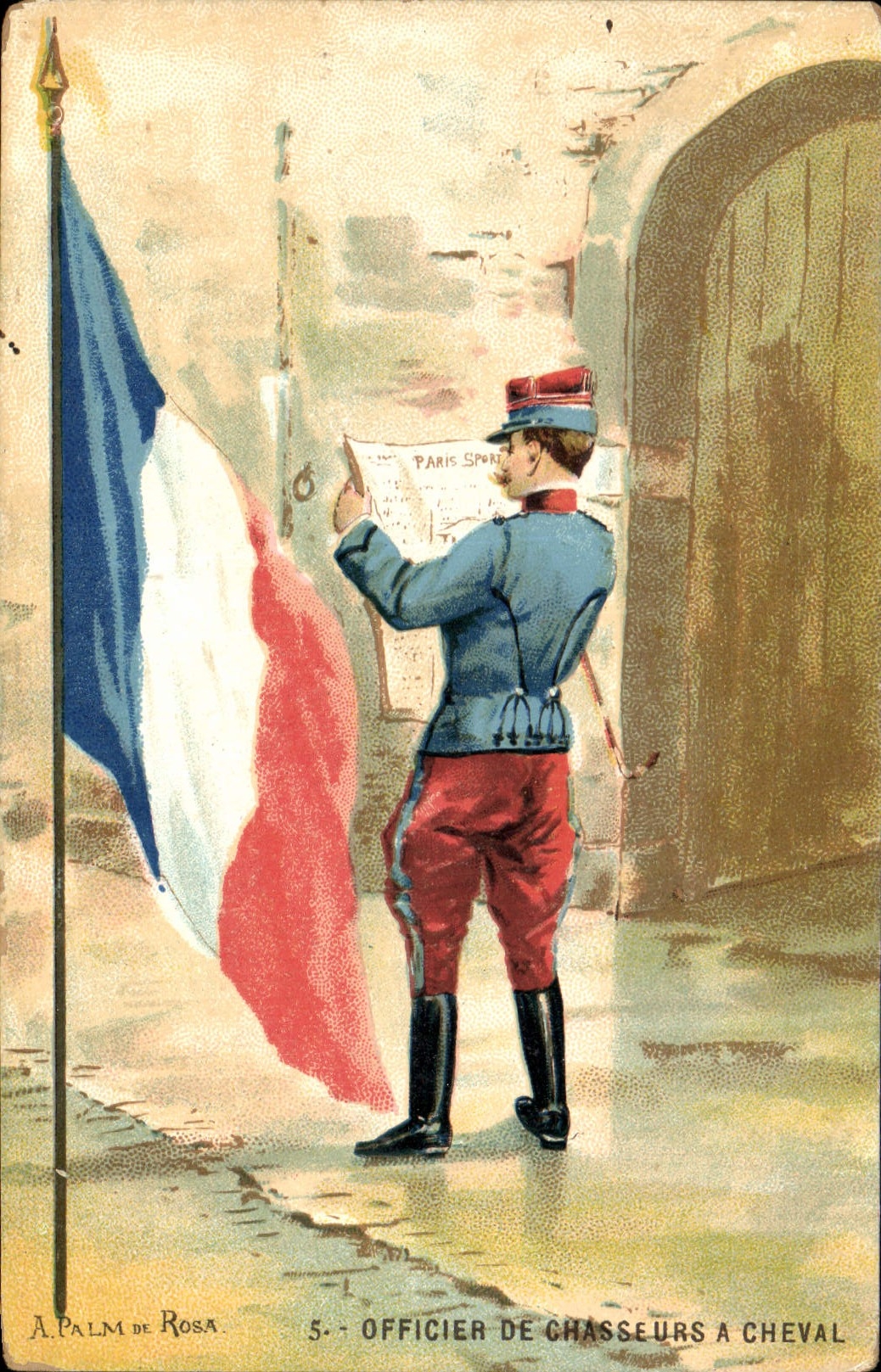 Officier de Chasseurs à Cheval — A. Palm de Rosa, n°5