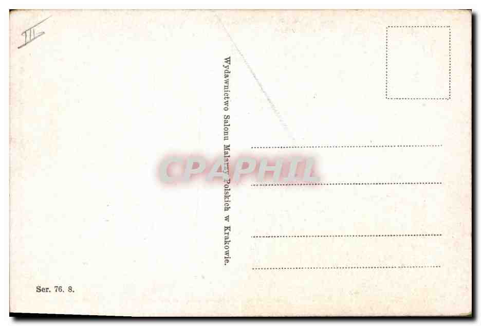 Un conquérant Hussard de la République en Égypte 1798 — W. Kossak pinx. — Édition du Salon des Peintres Polonais à Cracovie — Verso