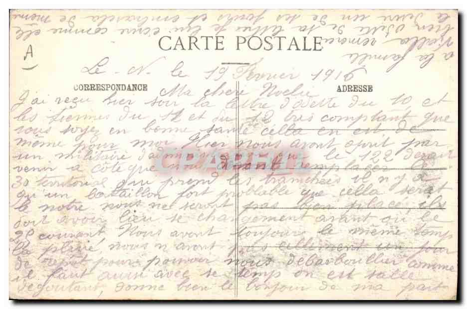 CPA L'Argonne Les Islettes La verrerie — Rückseite
