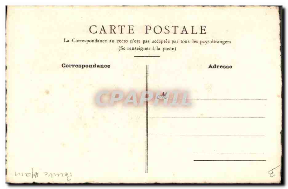Femme en robe rouge et chapeau — illustration de style Art Déco — signée 'O. Ricca' — Verso