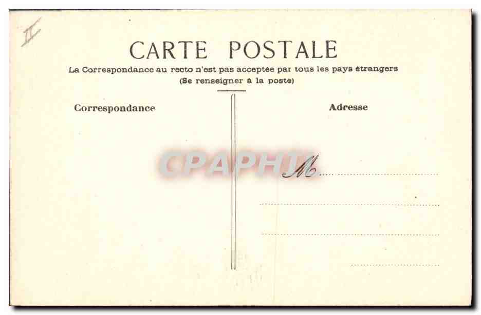 CPA Fantaisie (dessin a la main) Oiseaux  — Rückseite