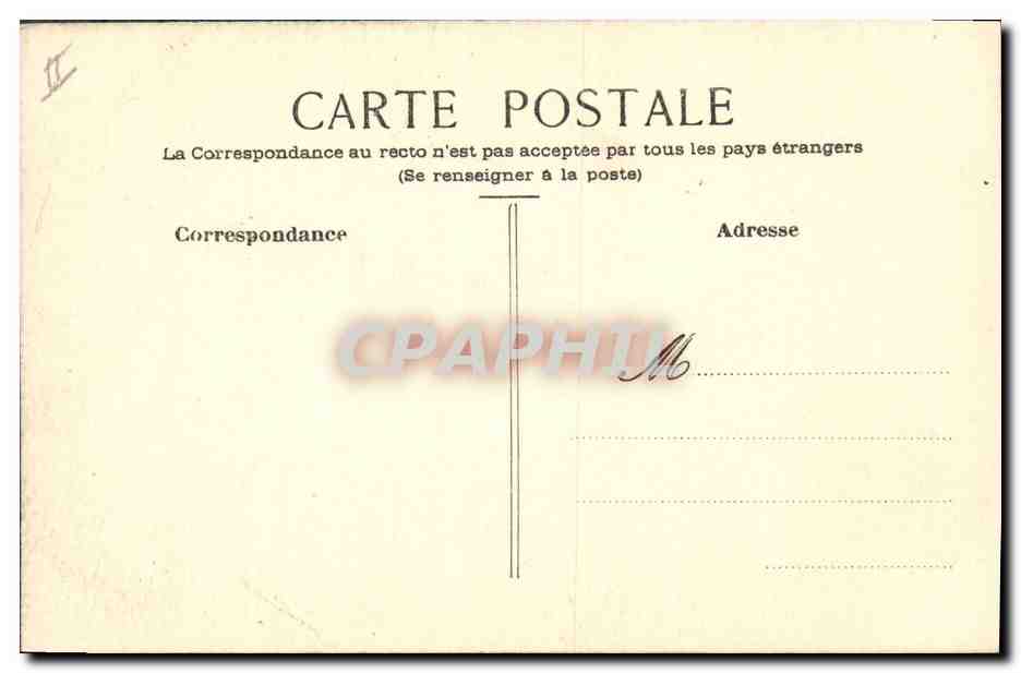 CPA Fantaisie (dessin a la main) Oiseau Perruche Perroquet  — Rückseite