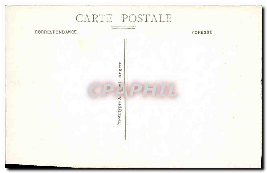 CPA Chateau Loches Le donjon Foulques Nerra — Back