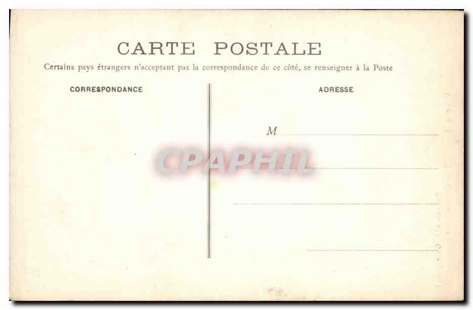 CPA Chateau Gisors Tour du prisonnier — Rückseite