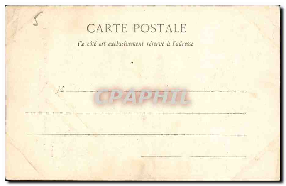CPA Chateau de Castelnau Breneoux Facade non restauree — Back