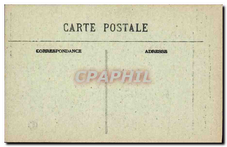 CPA Chateau de Tournoel Ruines Puy de Dome — Verso