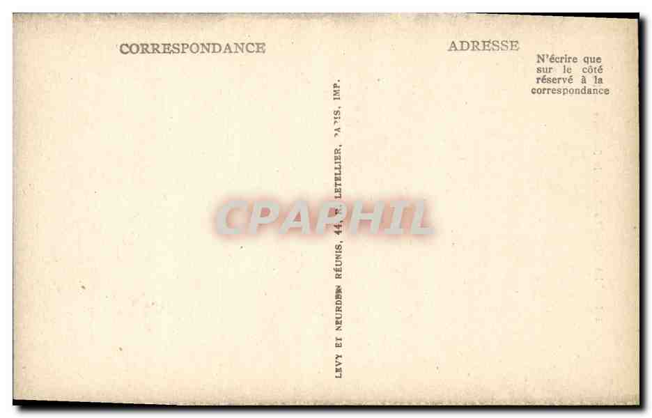CPA Chateau Laon La porte de Soissons (animee) — Rückseite