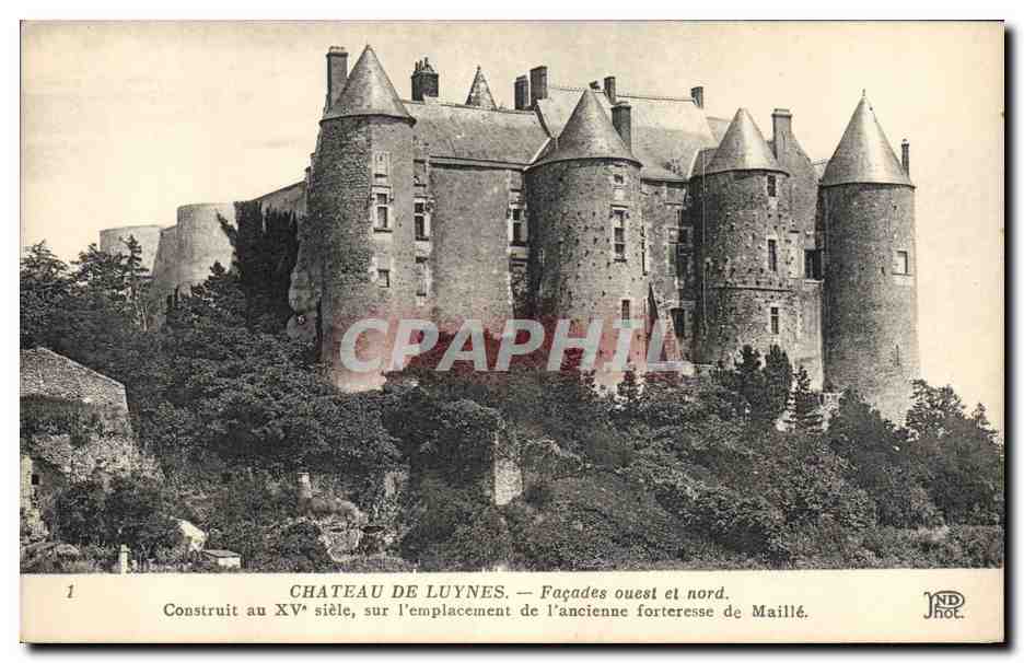 CPA Chateau de Luynes Construit sur l'emplacement de l'ancienne forteresse de Maille