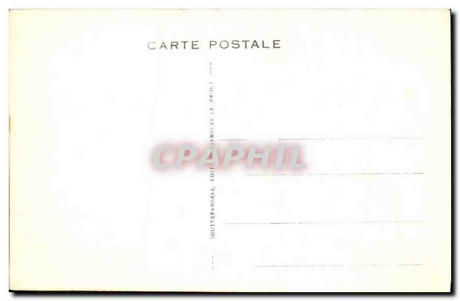 CPA Chateau de Murols — Verso