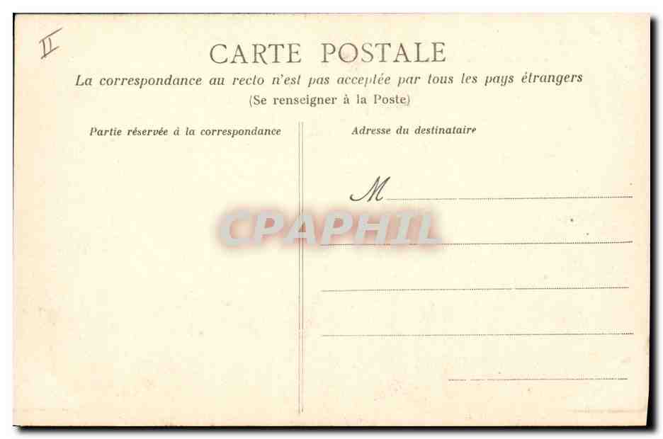 CPA Chateau du Camp Dolent Confreville L'Orcher — Rückseite