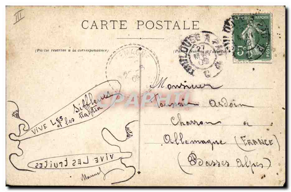 CPA Grottes de Betharram Canal de Venise — Rückseite