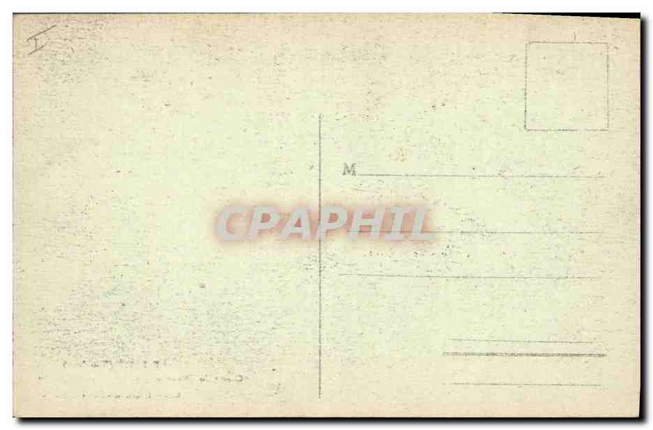 Grotta di Thouzon — La Dame Blanche — Edizione L. Ghalle, Cliché J. Bascou — Verso