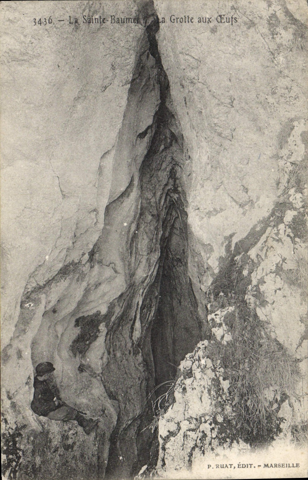 CPA Grottes La Sainte Baume La grotte aux oeufs