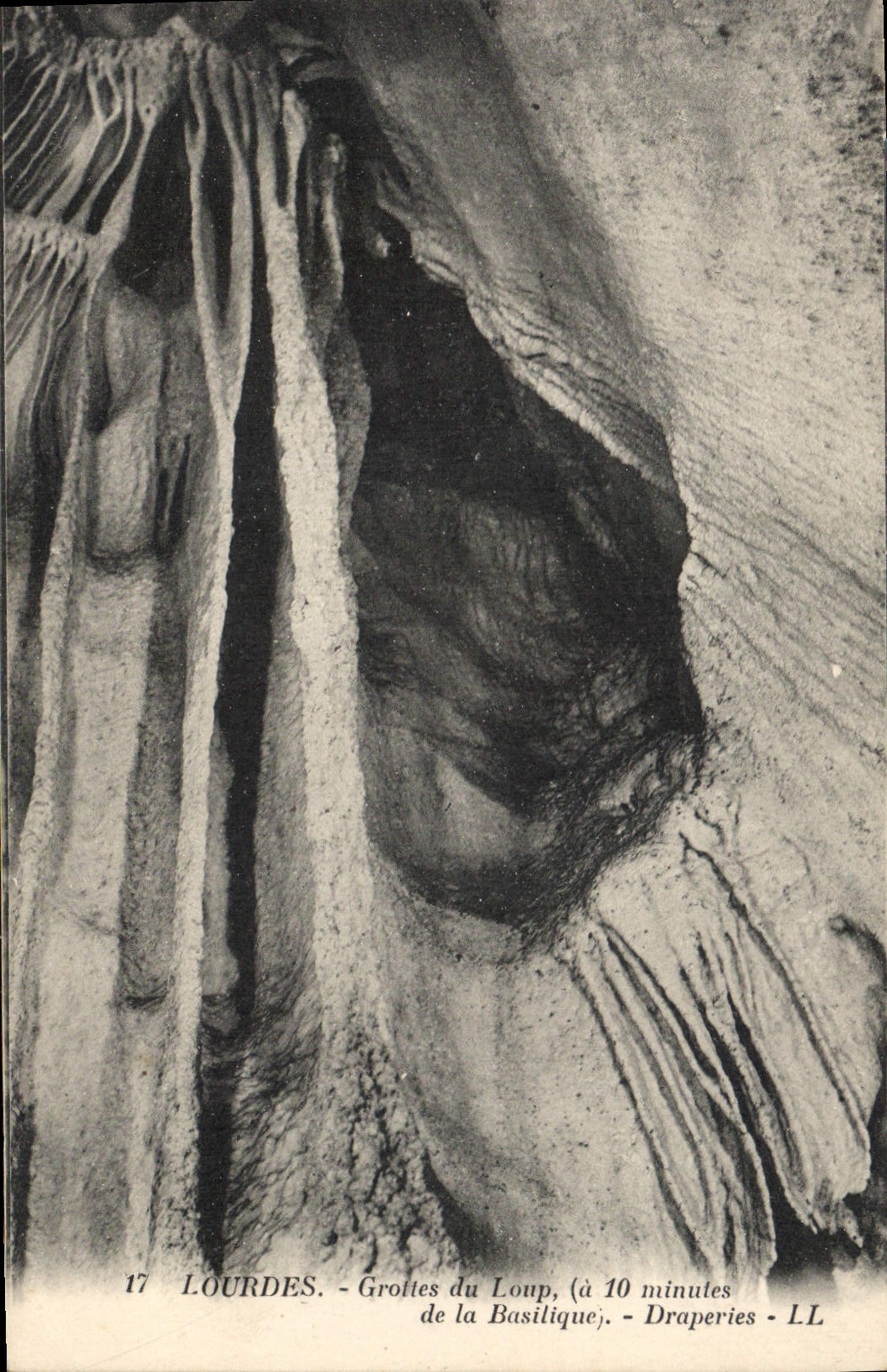 Lourdes - Grottes du Loup, Draperies - LL