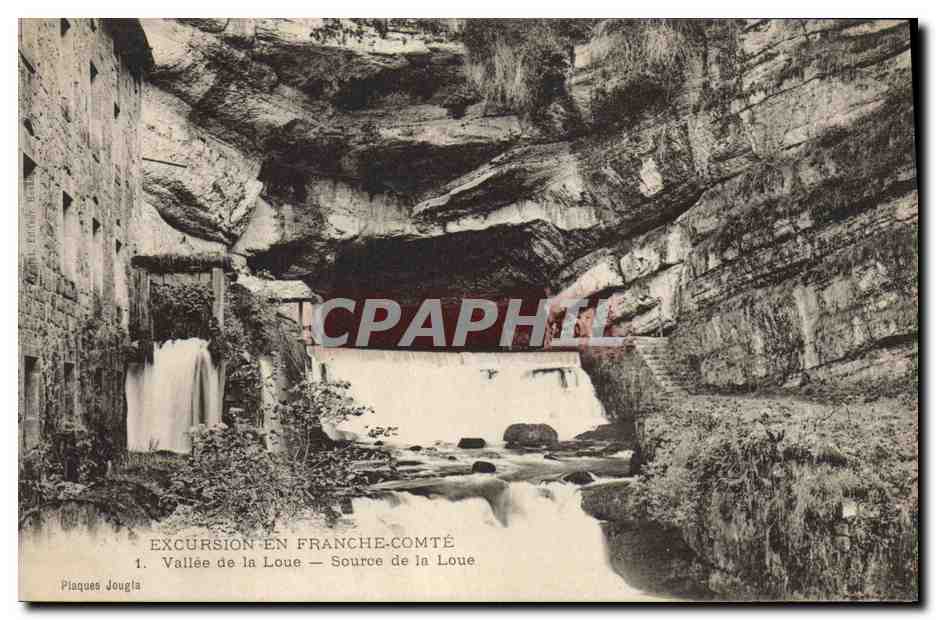 Quelle der Loue — Tal der Loue — Plaques Jouglia