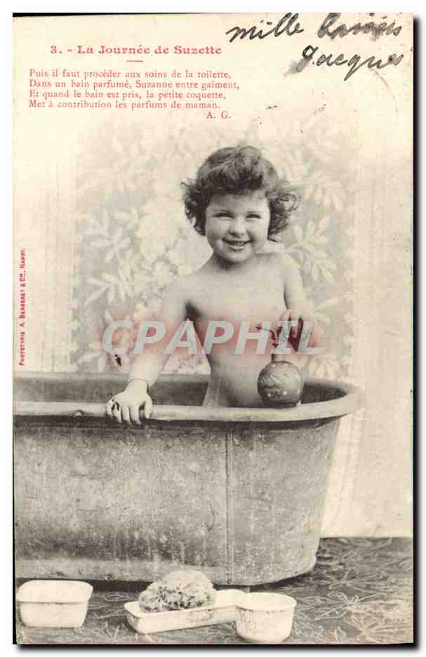 CPA Fantaisie Enfant La journee de Suzette 