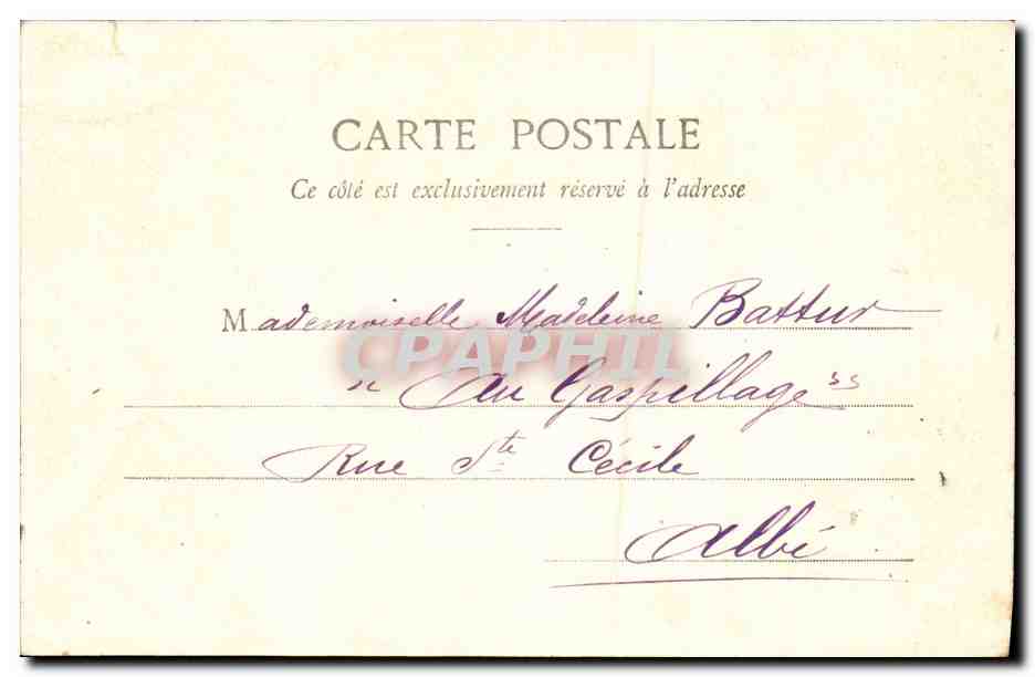 CPA Fantaisie Enfant La journee de Suzette Poupee  — Rückseite