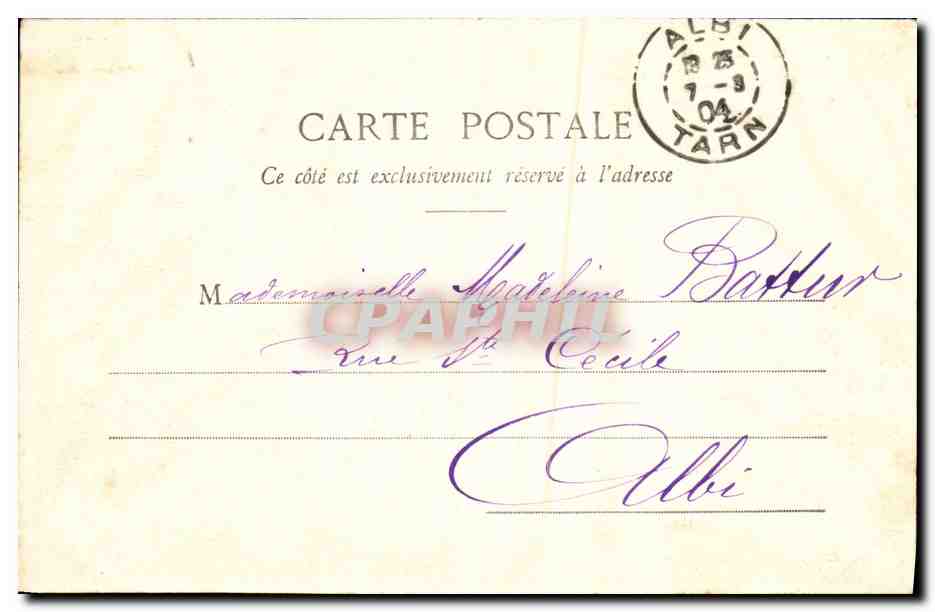 CPA Fantaisie Enfant La journee de Suzette  — Verso