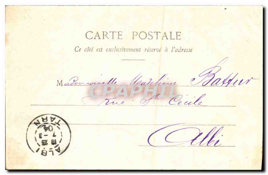 CPA Fantaisie Enfant La journee de Suzette  — Rückseite